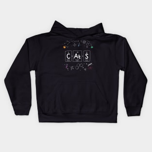 Elements of Cat Dark Side Kids Hoodie